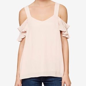 SANCTUARY blush pink, off the shoulder top